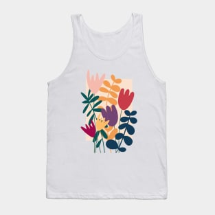 Abstract Flower Market Illustration 6 Tank Top